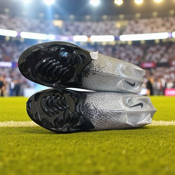 Nike Vapor Edge Speed 360 2 Football Cleats Silver Black Size 9.5 DA5455-003 - Picture 5 of 7